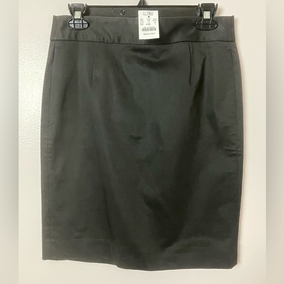 J. Crew Black Pencil Skirt – New with Tags (Size 4) - Picture 1 of 3